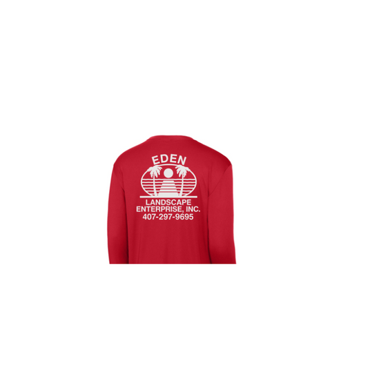 Long Sleeve EDEN LOGO Left Chest and Full back Shirt