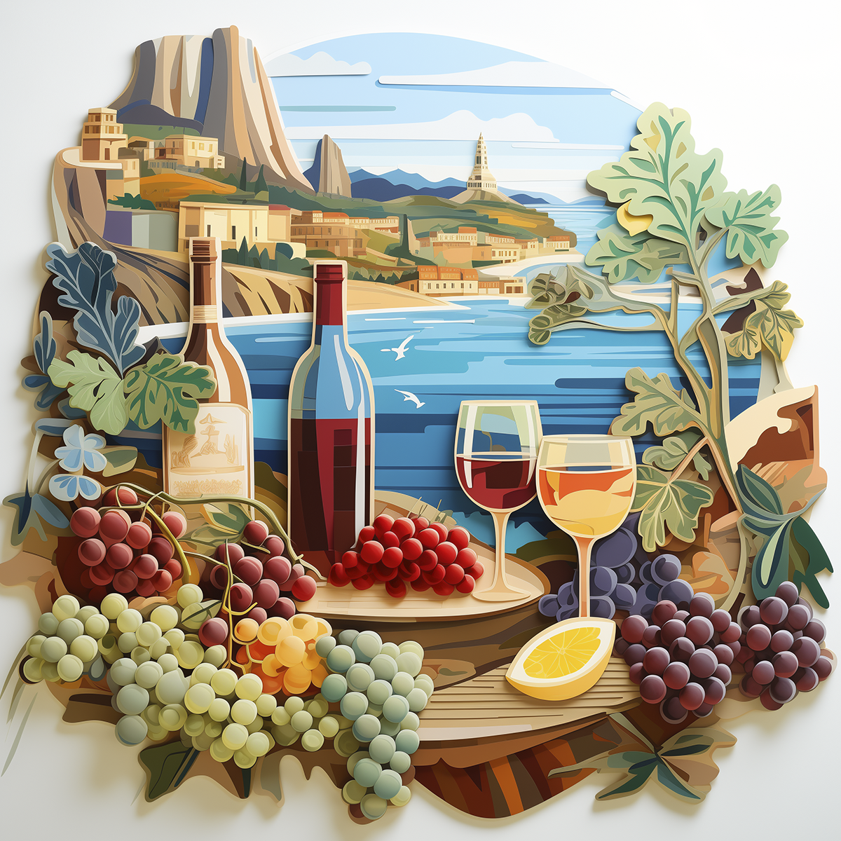 Coasters Ceramic and Rubber Square or Round